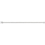 14K White 1 CTW Natural Diamond Illusion-Set Line 7" Bracelet