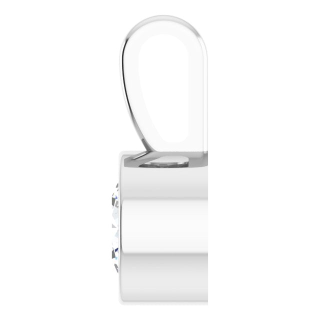 4 CT Lab-Grown Diamond Bezel-Set Solitaire Pendant