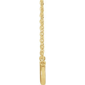 14K Faith Infinity 18" Necklace