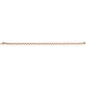 14K Rose 4 CTW Natural Diamond Line 7 1/4" Bracelet