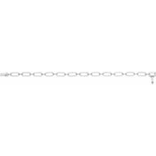 14K White 9/10 CTW Natural Diamond Link 7" Bracelet