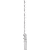 Platinum .07 CTW Natural Diamond 16" Necklace