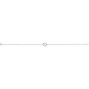 Sterling Silver .03 CTW Natural Diamond Circle 6 1/2-7 1/2" Bracelet