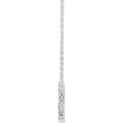 Platinum Believe 18" Necklace