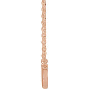 14K Faith Infinity 18" Necklace