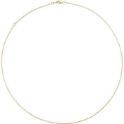 10K Yellow Gold Rope and Cable Chain Necklaces