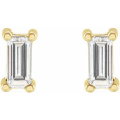 14K Yellow 1/4 CTW Lab-Grown Diamond Stud Earrings