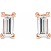 14K Rose 1/4 CTW Lab-Grown Diamond Stud Earrings