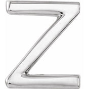 Sterling Silver Single Initial Z Earring