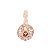 14K 3 mm 1/8 CTW Natural Diamond Ball Necklace 16-18"