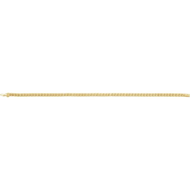 14K Yellow 6 CTW Natural Diamond Line 7 1/4" Bracelet