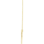 14K Yellow 1/4 CTW Natural Diamond Heart 16" Necklace