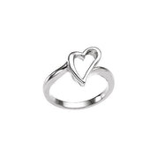10K Heart Ring and Heart Signet Ring Collection