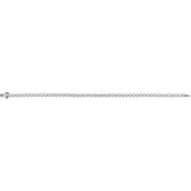 14K White 3 1/2 CTW Lab-Grown Diamond Bezel-Set 7" Bracelet