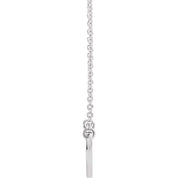 14K Natural Alexandrite Engravable Heart 18" Necklace