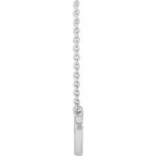 Sterling Silver Heart 18" Necklace