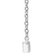 14K Lab-Grown Diamond Two-Stone, French-Set Bar, and Bar Necklace in 16-18" Length