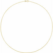 14K Yellow Gold-Filled 1 mm Curb, 1 mm Snake, and 3.5 mm Figaro Chain Necklaces