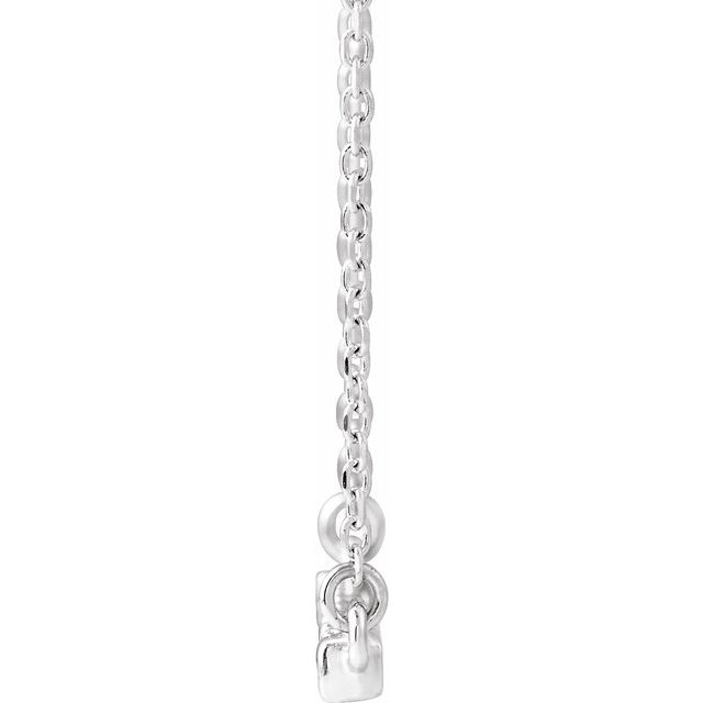8 CTW Lab-Grown Diamond French-Set Bar 18" Necklace