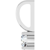 Platinum 1/4 CTW Natural Diamond Solitaire  Charm/Pendant