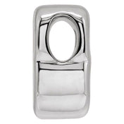 Sterling Silver Block Initial B Slide Pendant