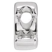 Sterling Silver Block Initial C Slide Pendant