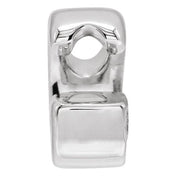 Sterling Silver Block Initial G Slide Pendant