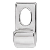 Sterling Silver Block Initial J Slide Pendant