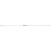 14K Rose Natural Turquoise Bar 6 1/2-7 1/2" Bracelet
