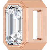 14K Rose 1/4 CT Lab-Grown Diamond Pendant