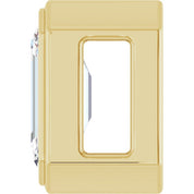 14K Yellow 1/4 CT Lab-Grown Diamond Pendant