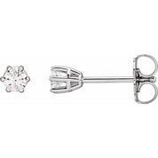 14K White 1/5 CTW Natural Diamond Stud Earrings