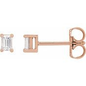 14K Rose .07 CTW Lab-Grown Diamond Stud Earrings