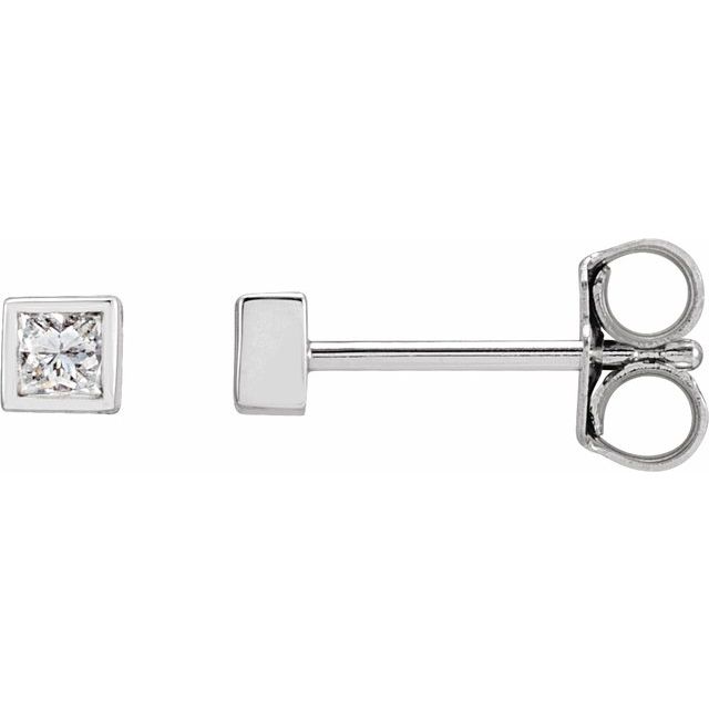 6 CTW Lab-Grown Diamond Bezel Earrings