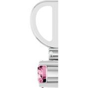 14K Natural Gemstone & .015 CT Natural Diamond Charm/Pendant