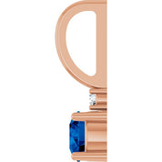 14K Natural Gemstone & .015 CT Natural Diamond Charm/Pendant
