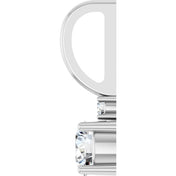 Platinum 1/4 CTW Natural Diamond Charm/Pendant