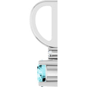 14K Natural Gemstone & .015 CT Natural Diamond Charm/Pendant
