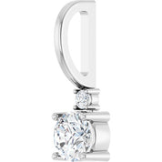 14K Natural Gemstone & .015 CT Natural Diamond Charm/Pendant