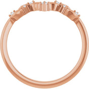 14K Rose .05 CTW Lab-Grown Diamond Anniversary Band