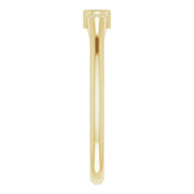 14K Yellow .07 CTW Natural Diamond Stackable Ring