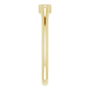 14K Yellow .07 CTW Natural Diamond Stackable Ring