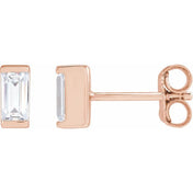 14K Rose 3/8 CTW Lab-Grown Diamond Earrings