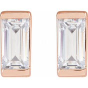 14K Rose 3/8 CTW Lab-Grown Diamond Earrings