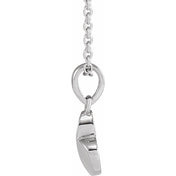 Sterling Silver Heart 16-18" Necklace