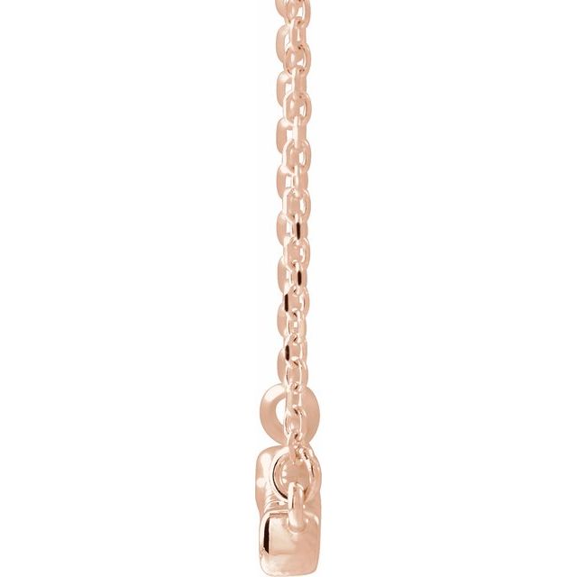 4 CTW Lab-Grown Diamond French-Set Bar 18" Necklace