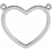 10K Heart Necklace Center in Classic Designs