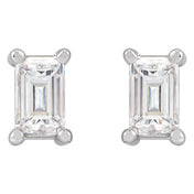 14K White 1/5 CTW Lab-Grown Diamond Stud Earrings