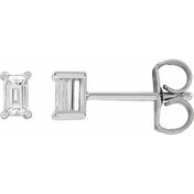 14K White 1/5 CTW Lab-Grown Diamond Stud Earrings