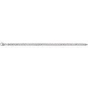 14K White 4.7 mm Cable 7" Chain